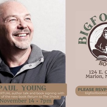 yodel_Wm. Paul Young - Author of “Return to The Shack” VIRTUAL Author Talk & Book Signing