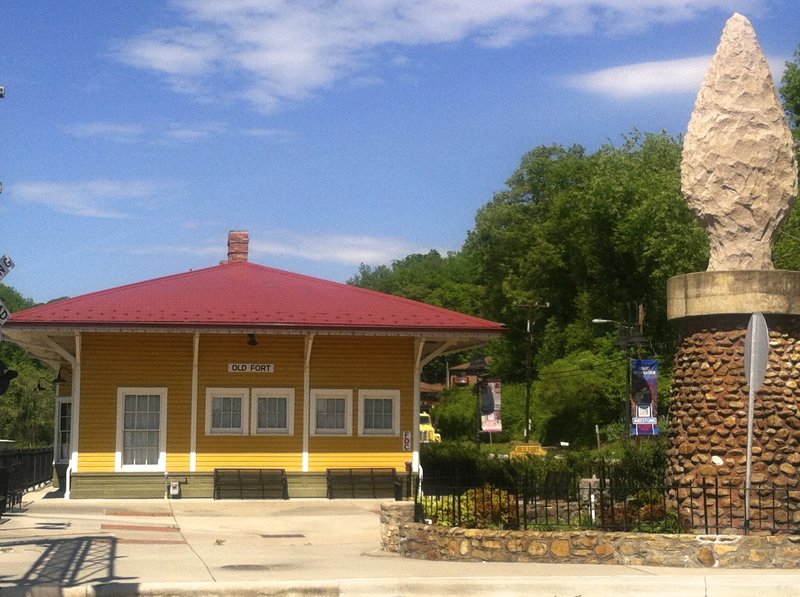 Old Fort Train Depot & Arrowhead.jpg