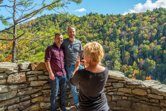 Fall Color at Linville Falls