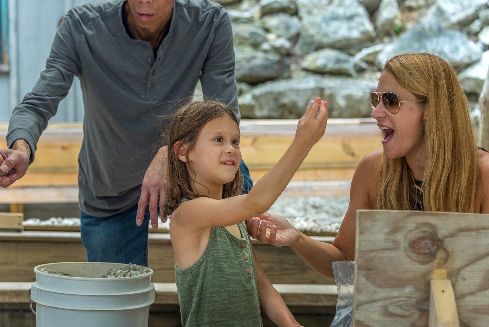 Gem mining at Emerald Village