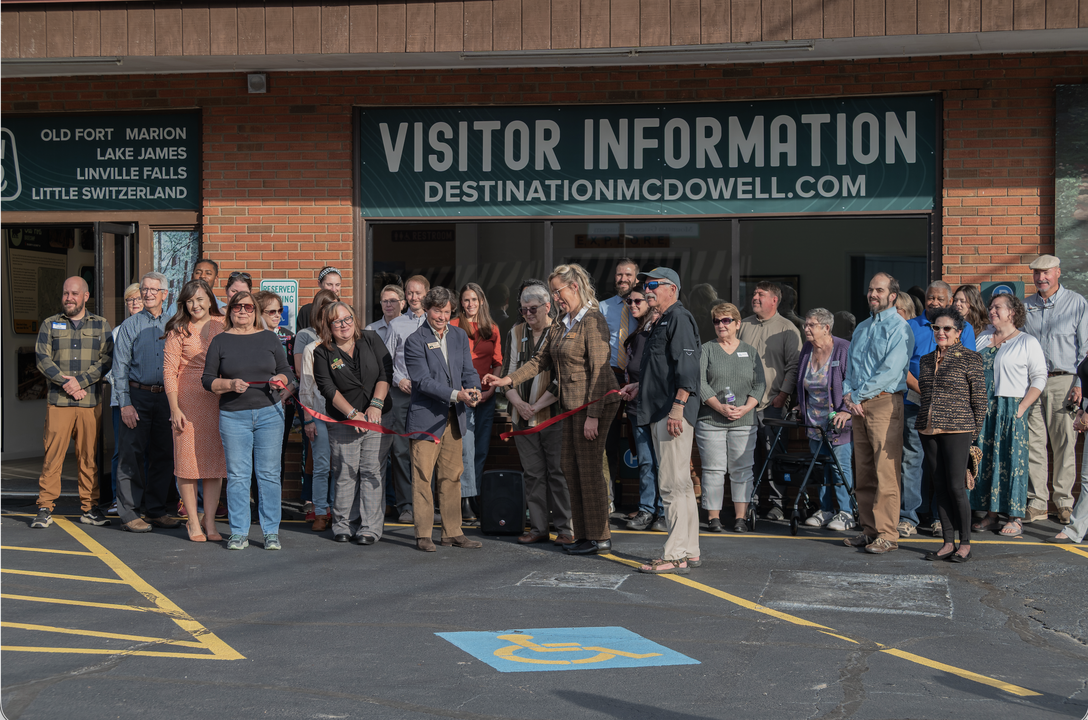 Ribbon Cutting at Visitor Center in Old Fort, NC