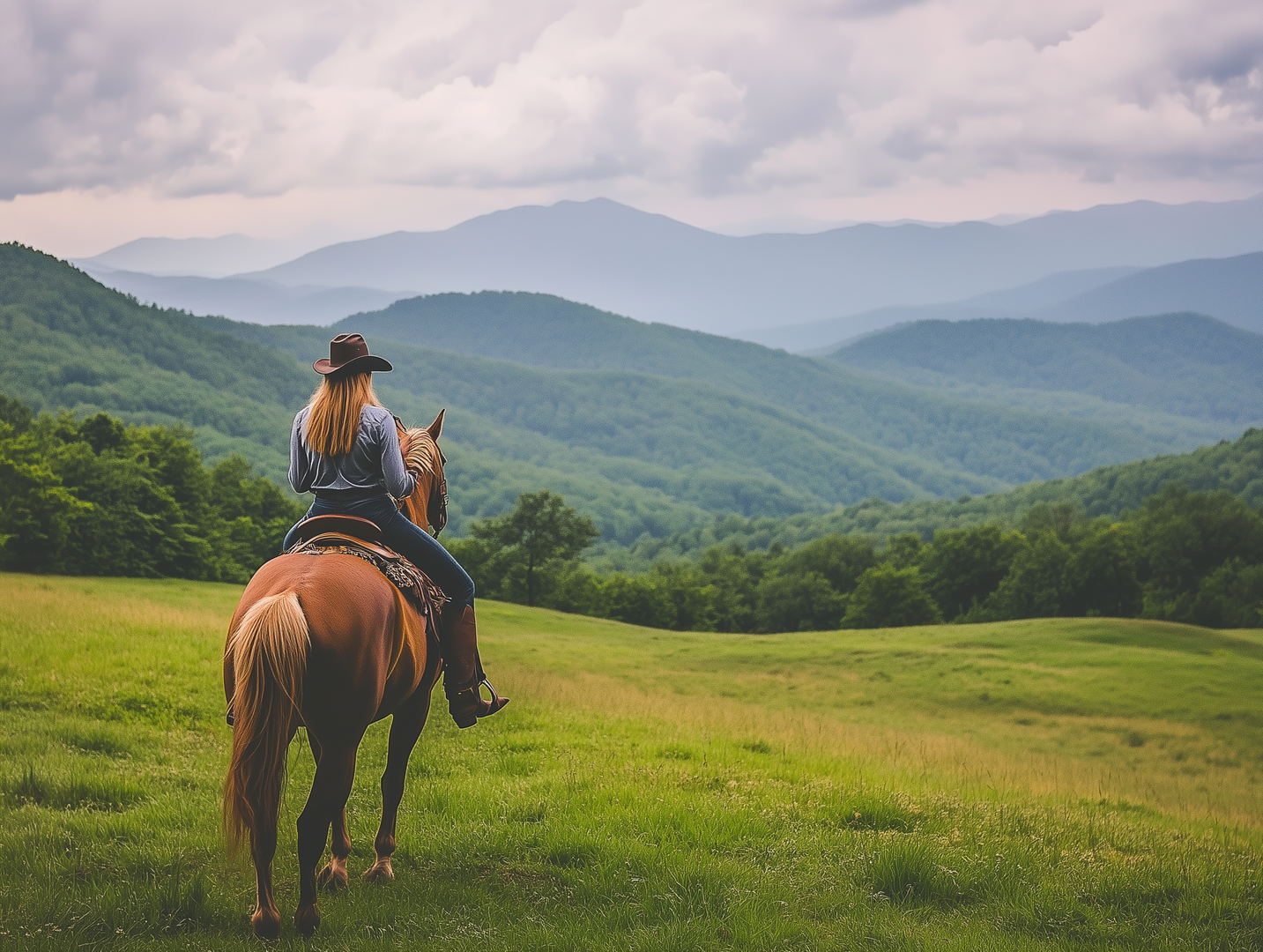 horseback riding in mcdowell county