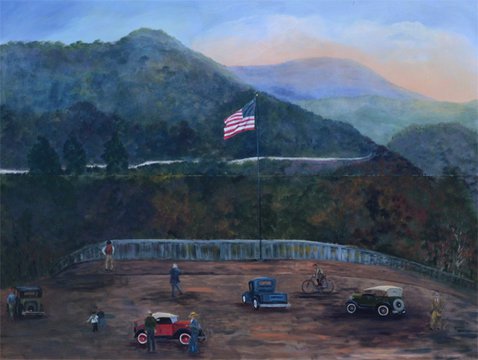 oldfort mural 7wonders point lookout trail