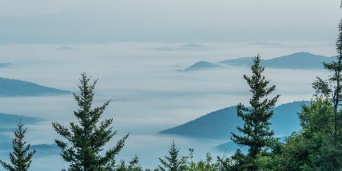 cloudy view