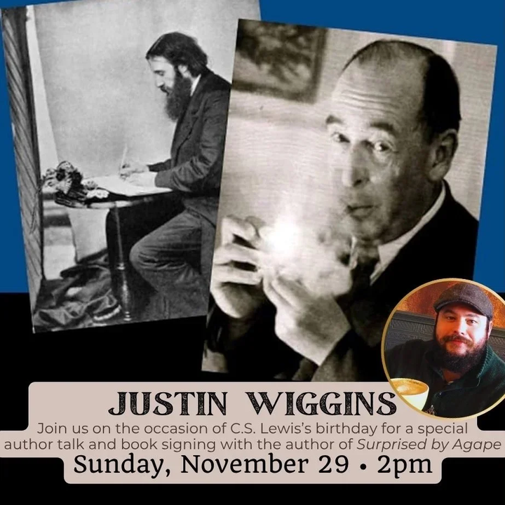 yodel_C.S. Lewis Birthday Book Event with Justin Wiggins, Author of “Surprised by Agape”