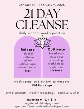 yodel_21 Day Cleanse w/ Ashley - Old Fort Yoga