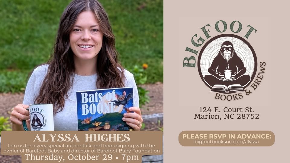yodel_Alyssa Hughes Author Talk & Book Signing for NEW Children’s Book “Bats of Boone”