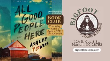 yodel_Book Club for “All Good People Here” by Ashley Flowers at Bigfoot Books & Brews