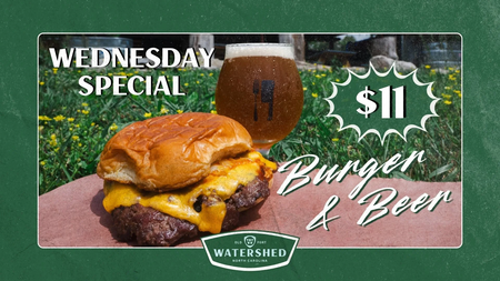 yodel_Burger & Beer Special Every Wednesday