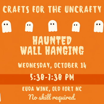 yodel_Crafts for the Uncrafty: Haunted Wall Hanging