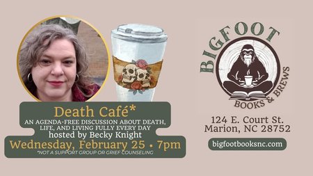 yodel_“Death Café” at Bigfoot Books & Brews
