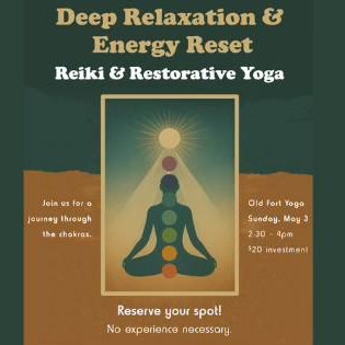 yodel_Deep Relaxation + Energy Reset : Restorative Yoga & Reiki