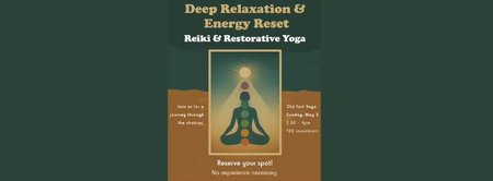 yodel_Deep Relaxation + Energy Reset : Restorative Yoga & Reiki