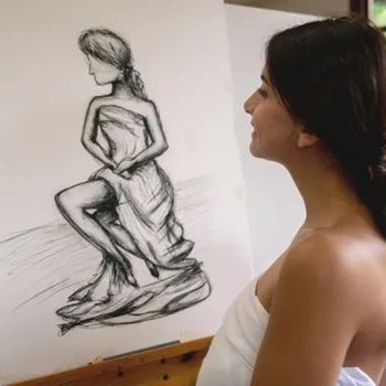 yodel_Evening Open Figure Drawing with Lorelle (clothed model)