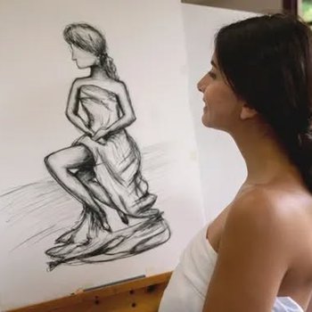 yodel_Evening Open Figure Drawing with Lorelle (clothed model)