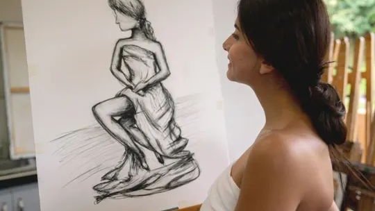 yodel_Evening Open Figure Drawing with Lorelle (clothed model)