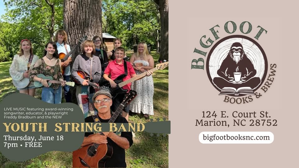 yodel_Freddy Bradburn & the Youth String Band at Bigfoot Books & Brews