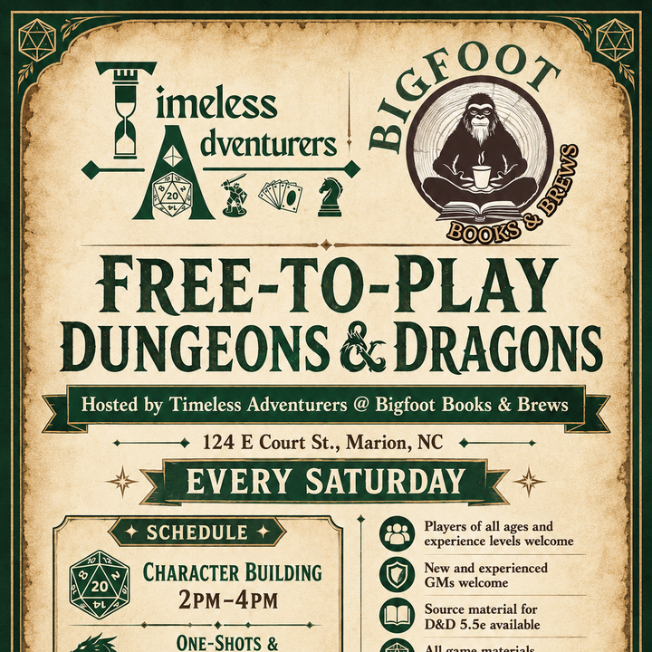 yodel_Free-to-Play Dungeons & Dragons hosted by Timeless Adventurers