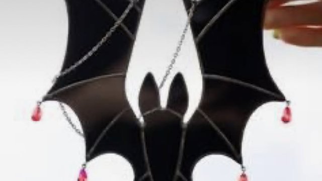 yodel_Go Batty Stained Glass Suncatcher with Catherine