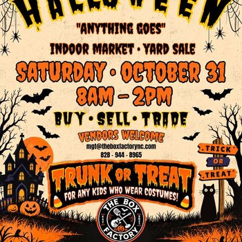 yodel_Halloween Indoor Market / Yard Sale w/ Trunk or Treat