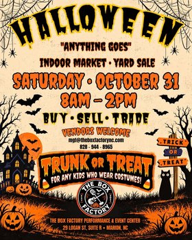 yodel_Halloween Indoor Market / Yard Sale w/ Trunk or Treat