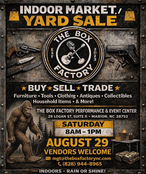 yodel_Indoor Market / Yard Sale - anything goes
