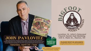 yodel_John Pavlovitz at the First Annual McDowell Literary Festival