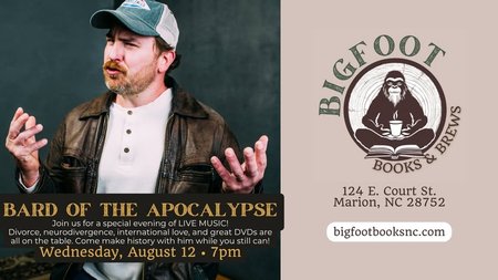 yodel_LIVE MUSIC: Bard of the Apocalypse at Bigfoot Books & Brews