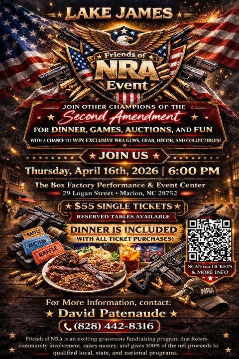 yodel_Lake James - Friends of NRA Annual Banquet