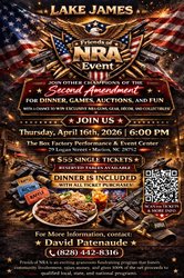 yodel_Lake James - Friends of NRA Annual Banquet