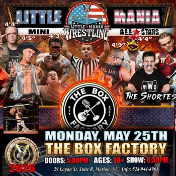 yodel_Marion, NC - Little Mania Mini Wrestling @ The Box factory
