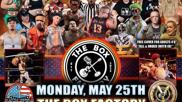 yodel_Marion, NC - Little Mania Mini Wrestling @ The Box factory "The Shortest Fight of Them All"
