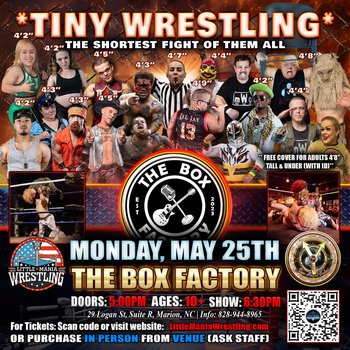 yodel_Marion, NC - Mini Wrestling All * Stars @ The Box Factory