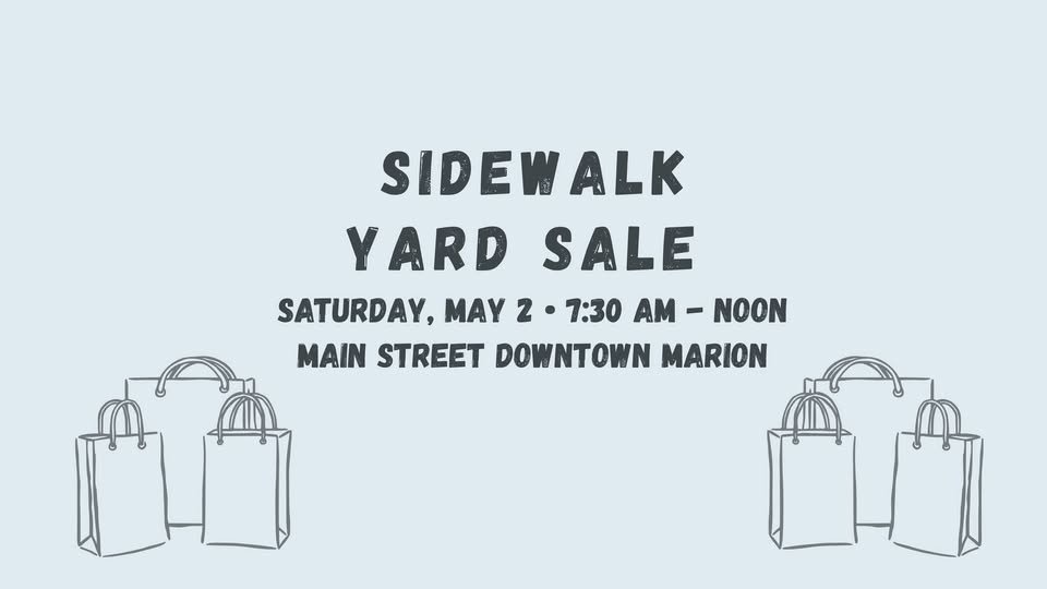 yodel_Marion's Spring Sidewalk Yard Sale