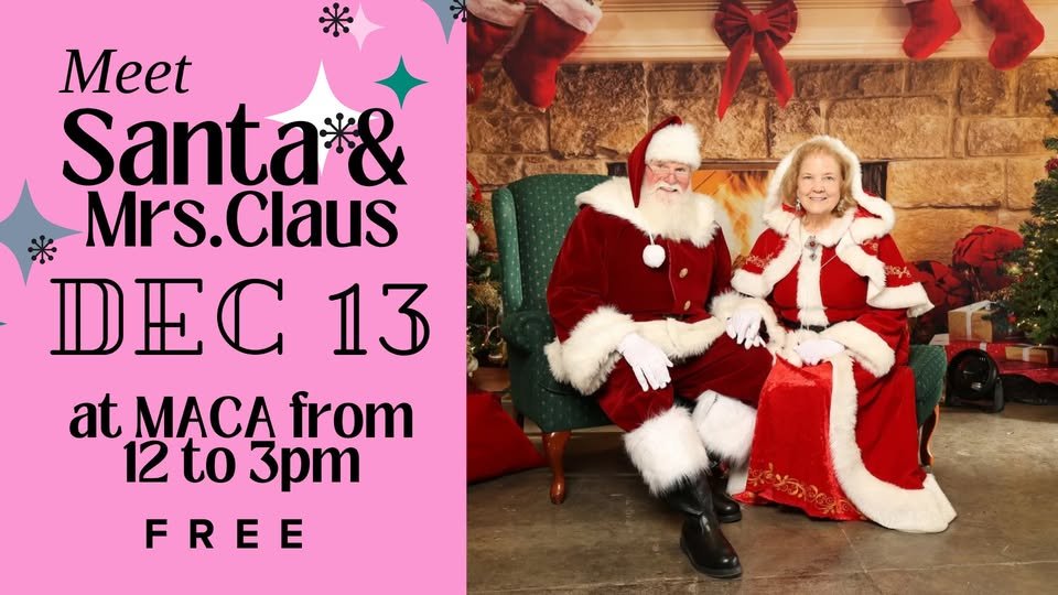 yodel_Meet Santa & Mrs. Claus at MACA (Free!)