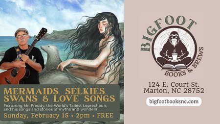yodel_Mermaids, Selkies, Swans, and Love Songs featuring Mr. Freddy at Bigfoot Books & Brews