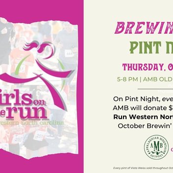 yodel_October 2026 Brewin' Good Pint Night: Girls on the Run Western North Carolina - Old Fort