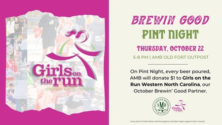 yodel_October 2026 Brewin' Good Pint Night: Girls on the Run Western North Carolina - Old Fort