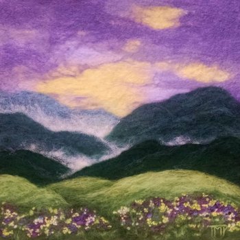 yodel_Painting With Wool: A 2D Needle Felting Workshop with Lorelle