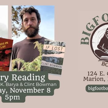 yodel_Poetry Reading with featured authors Mildred K. Barya and Clint Bowman
