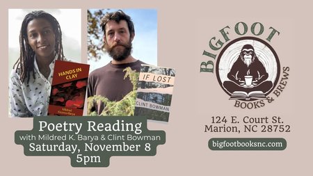 yodel_Poetry Reading with featured authors Mildred K. Barya and Clint Bowman