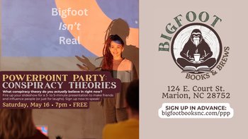 yodel_PowerPoint Party: Conspiracy Theories at Bigfoot Books & Brews