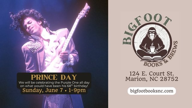 yodel_Prince Day! at Bigfoot Books & Brews