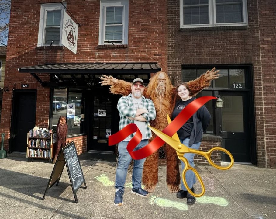 yodel_Ribbon-Cutting Celebration for Bigfoot Books & Brews Bookstore Expansion!