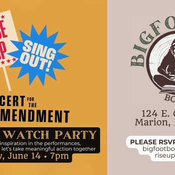 yodel_“Rise Up, Sing Out: Concert for the First Amendment” Virtual Watch Party! at Bigfoot Books & Brews
