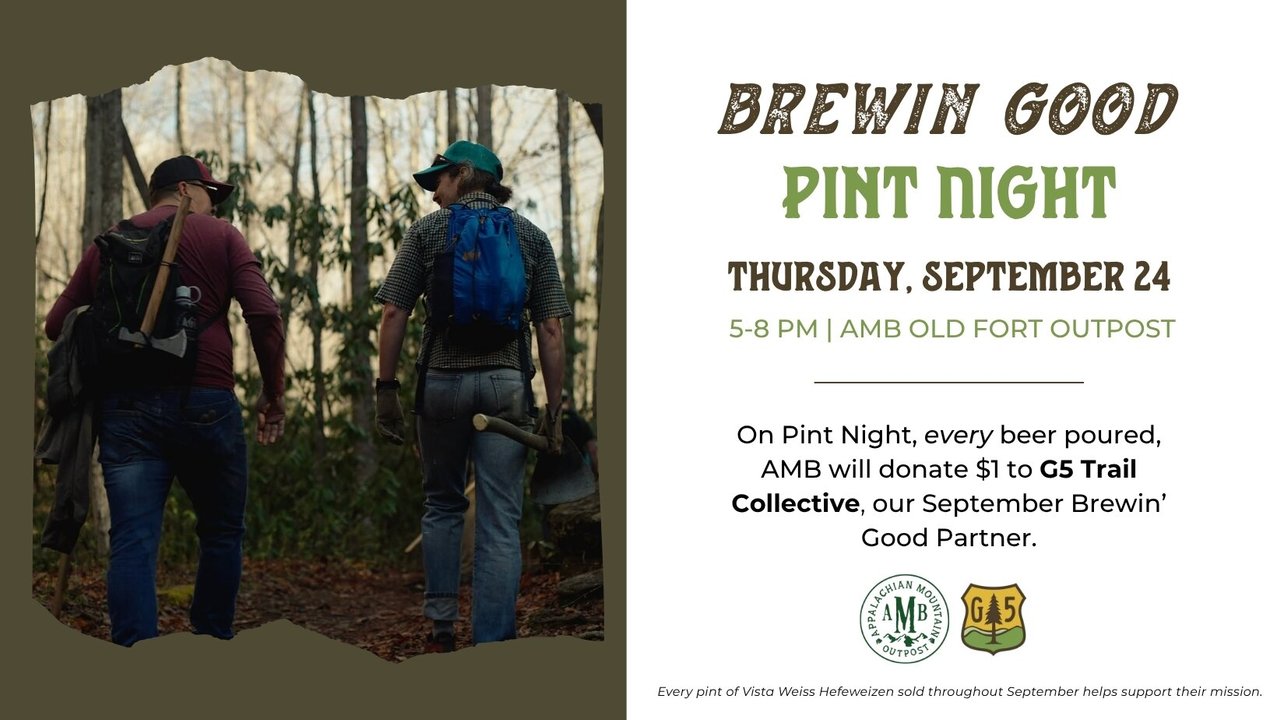 yodel_September 2026 Brewin' Good Pint Night: G5 Trail Collective - Old Fort