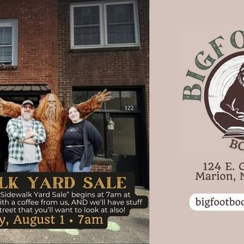 yodel_Sidewalk Yard Sale Day at Bigfoot Books & Brews