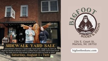 yodel_Sidewalk Yard Sale Day at Bigfoot Books & Brews