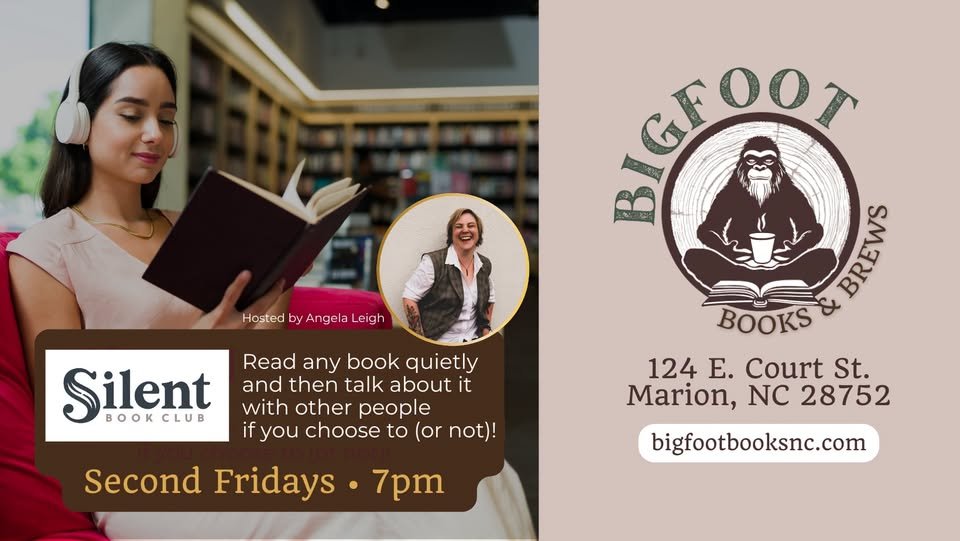 yodel_Silent Book Club - Second Friday of the Month - at Bigfoot Books & Brews