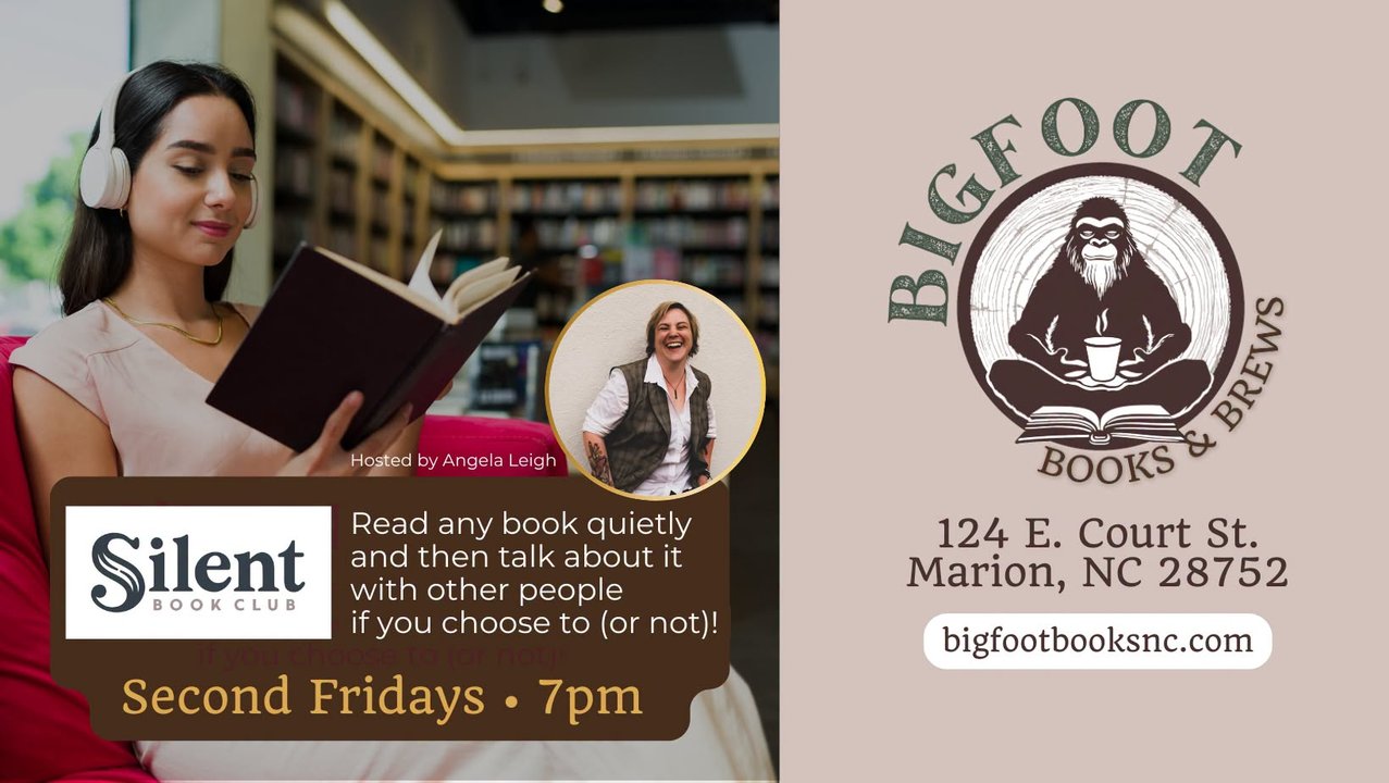 yodel_Silent Book Club - Second Friday of the Month - at Bigfoot Books & Brews
